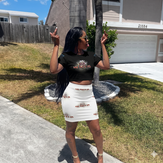 "901 Memphis" Pencil Skirt