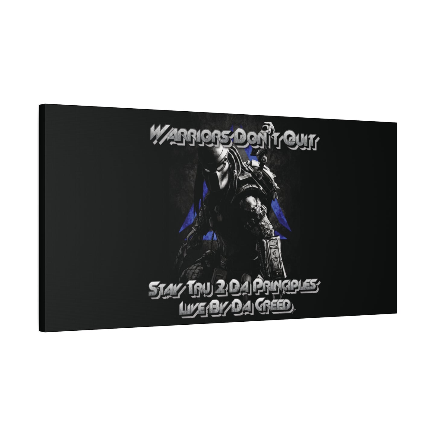 "Warrior's Creed" Canvas Wall Art