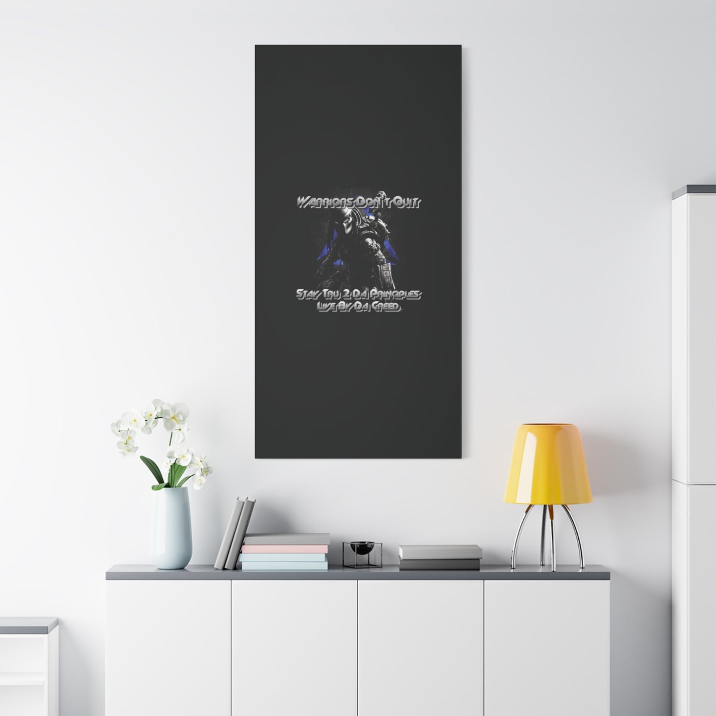 "Warrior's Creed" Canvas Wall Art