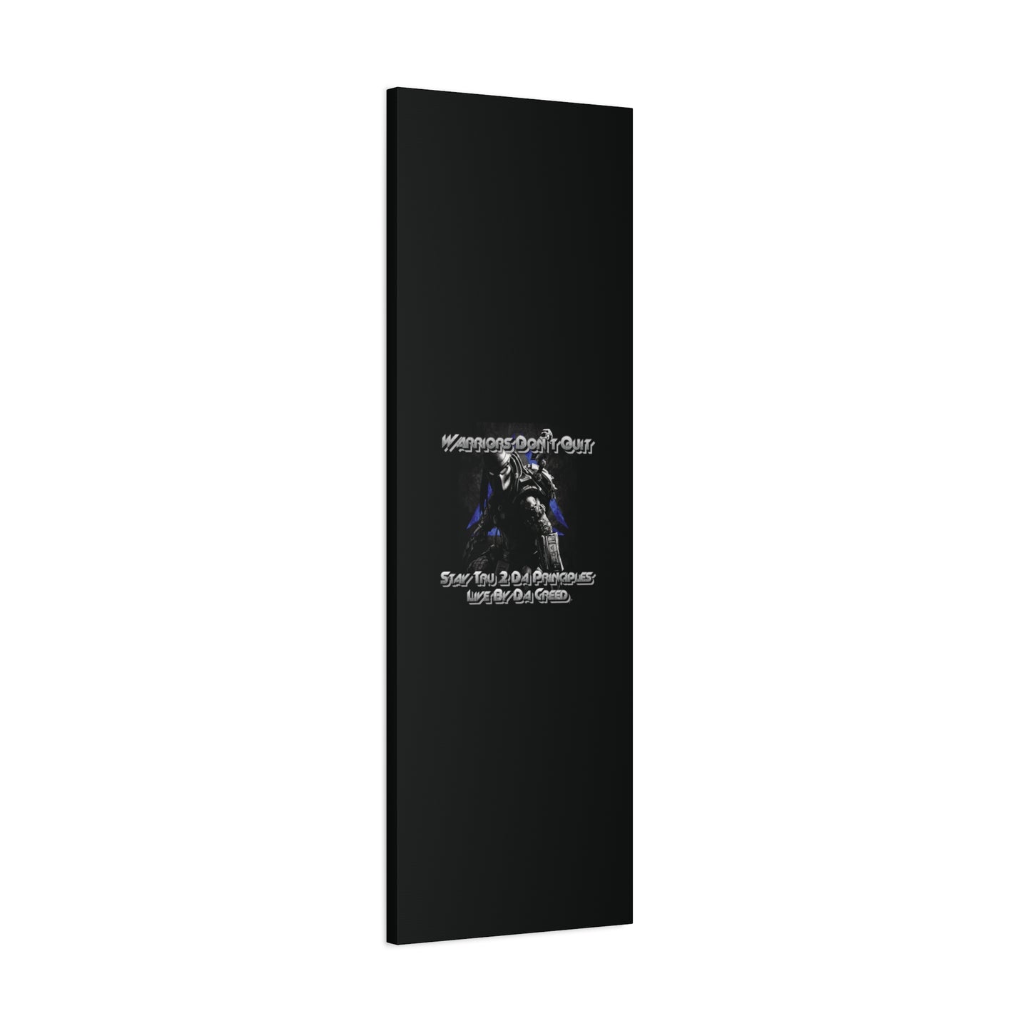 "Warrior's Creed" Canvas Wall Art