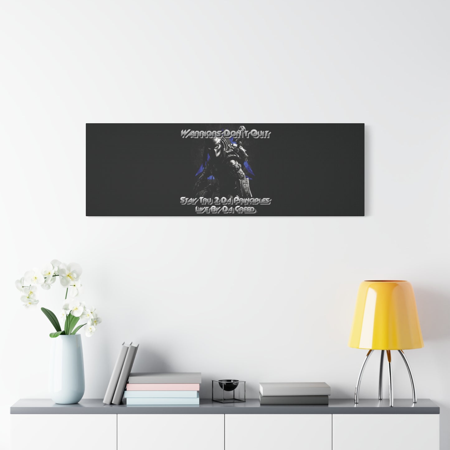 "Warrior's Creed" Canvas Wall Art
