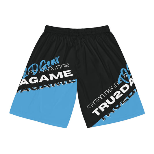 Tru2DaGame(T2DGear) Logo AOP Basketball Shorts