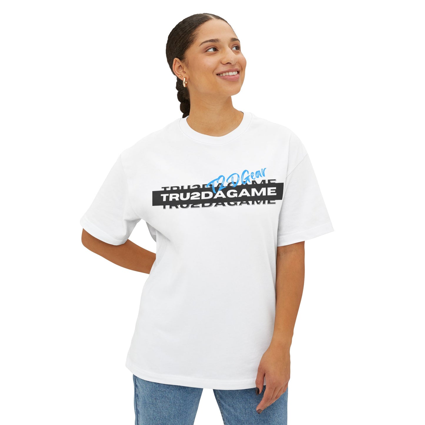 Tru2DaGame(T2DGear) Logo Oversized Boxy Tee
