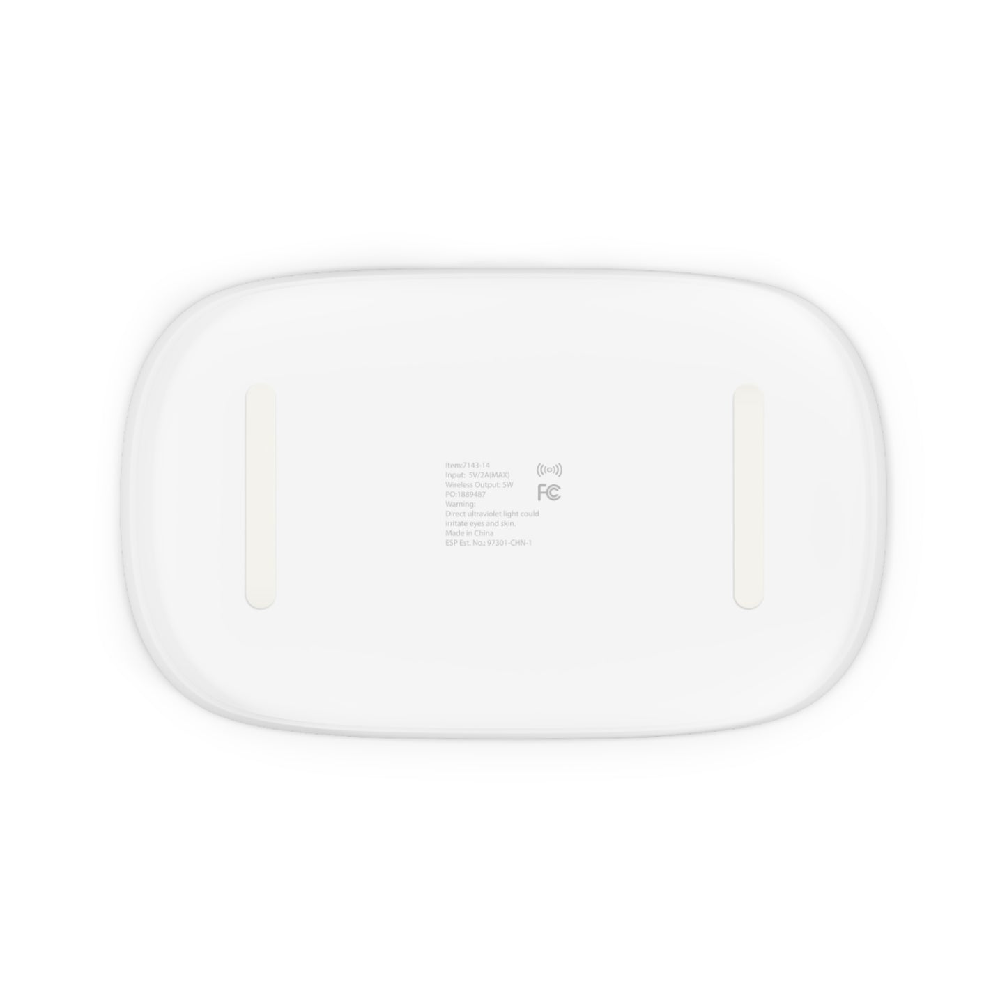 "Clock It" Graphic Phone Sterilizer & Wireless Charger