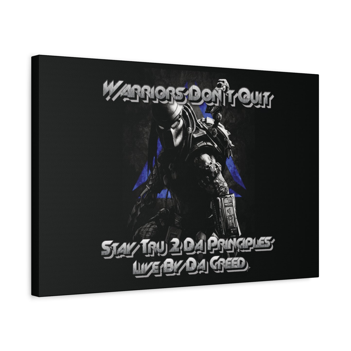 "Warrior's Creed" Canvas Wall Art