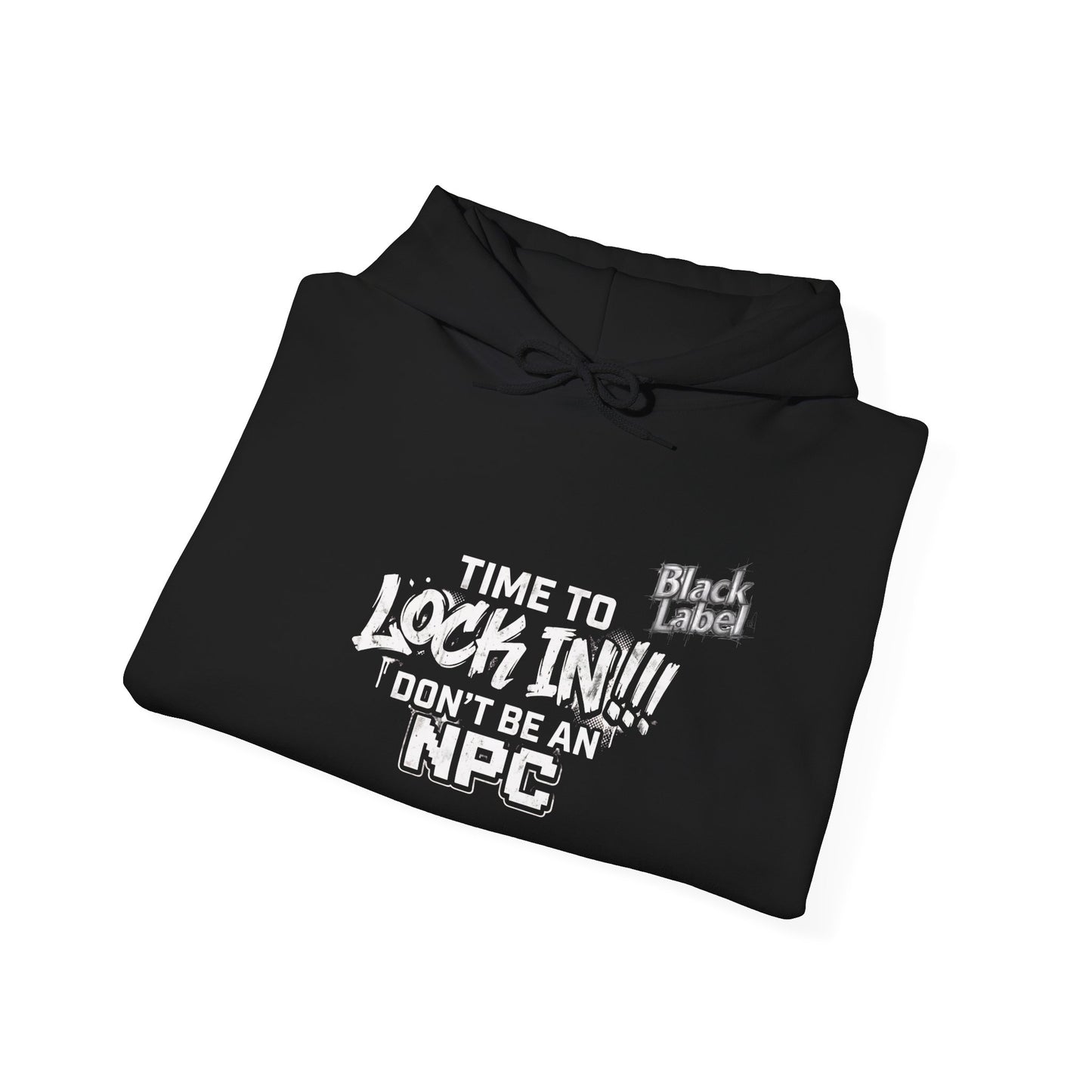 "Lock In"(Black Label Edition) Graphic Hoodie
