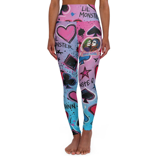 "Twisted/Toxic Love" High-Waisted Leggings