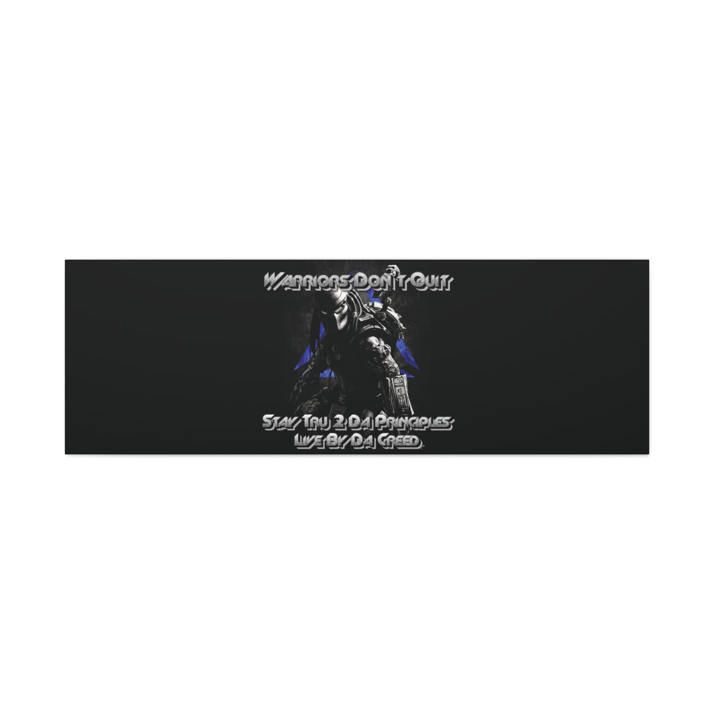 "Warrior's Creed" Canvas Wall Art