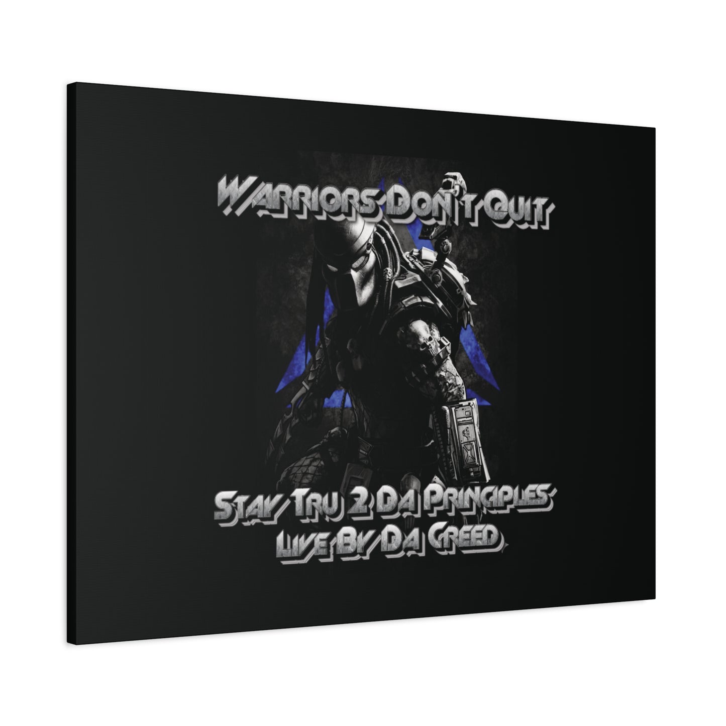"Warrior's Creed" Canvas Wall Art