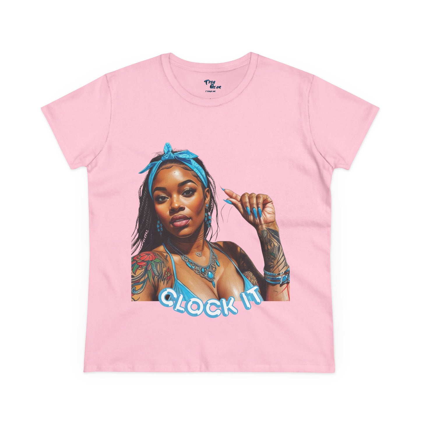 "Clock It" Cotton Graphic Tee