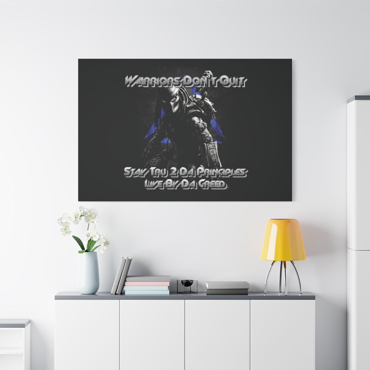 "Warrior's Creed" Canvas Wall Art