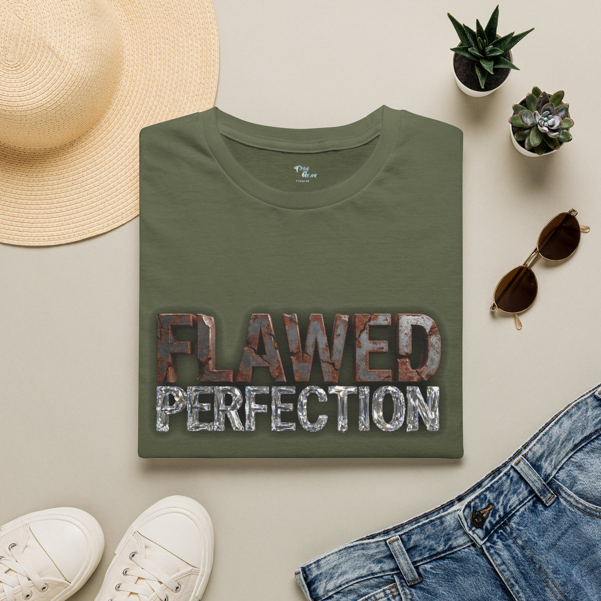 “Flawed Perfection” Men's Graphic Tee