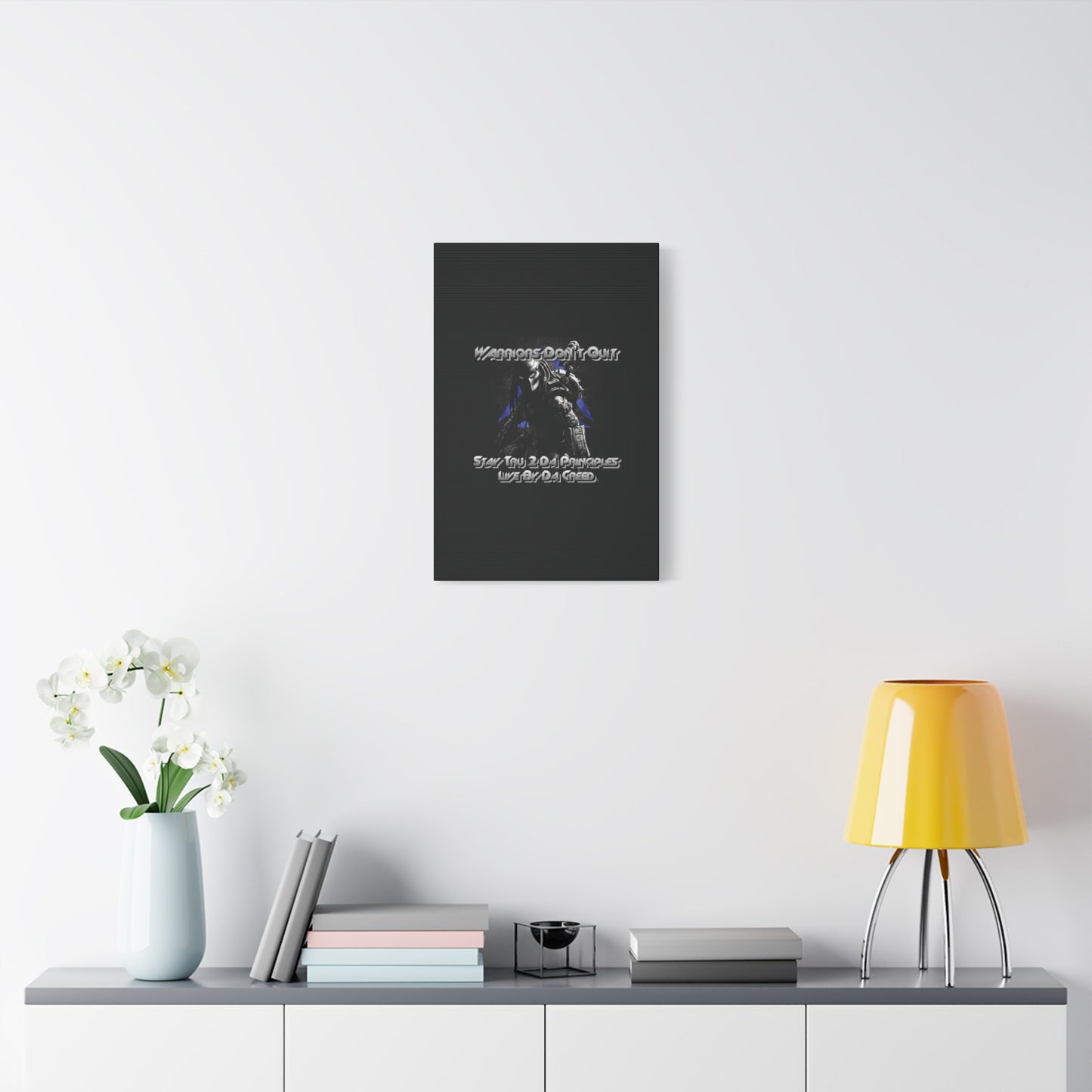 "Warrior's Creed" Canvas Wall Art
