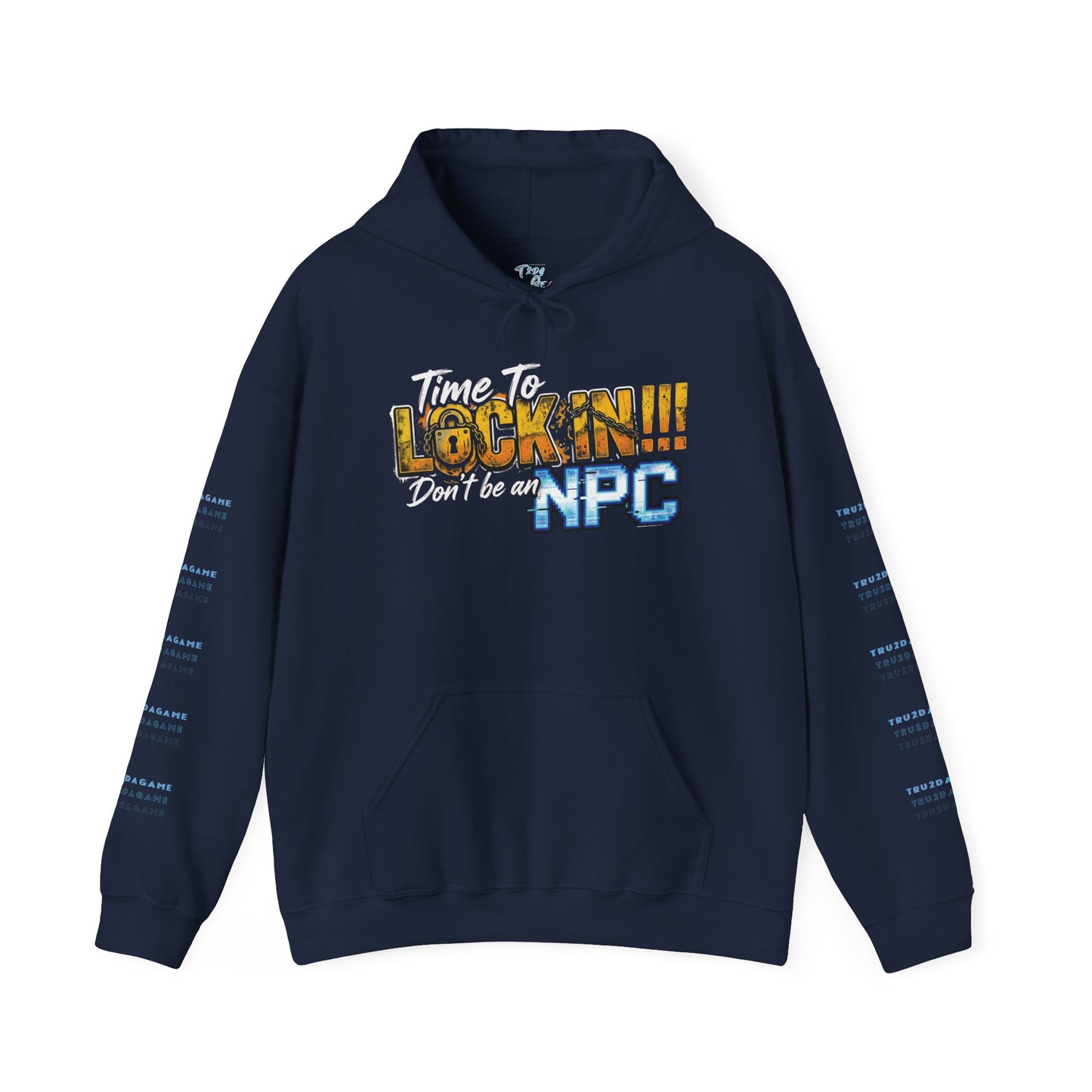 "Lock In" Graphic Pullover