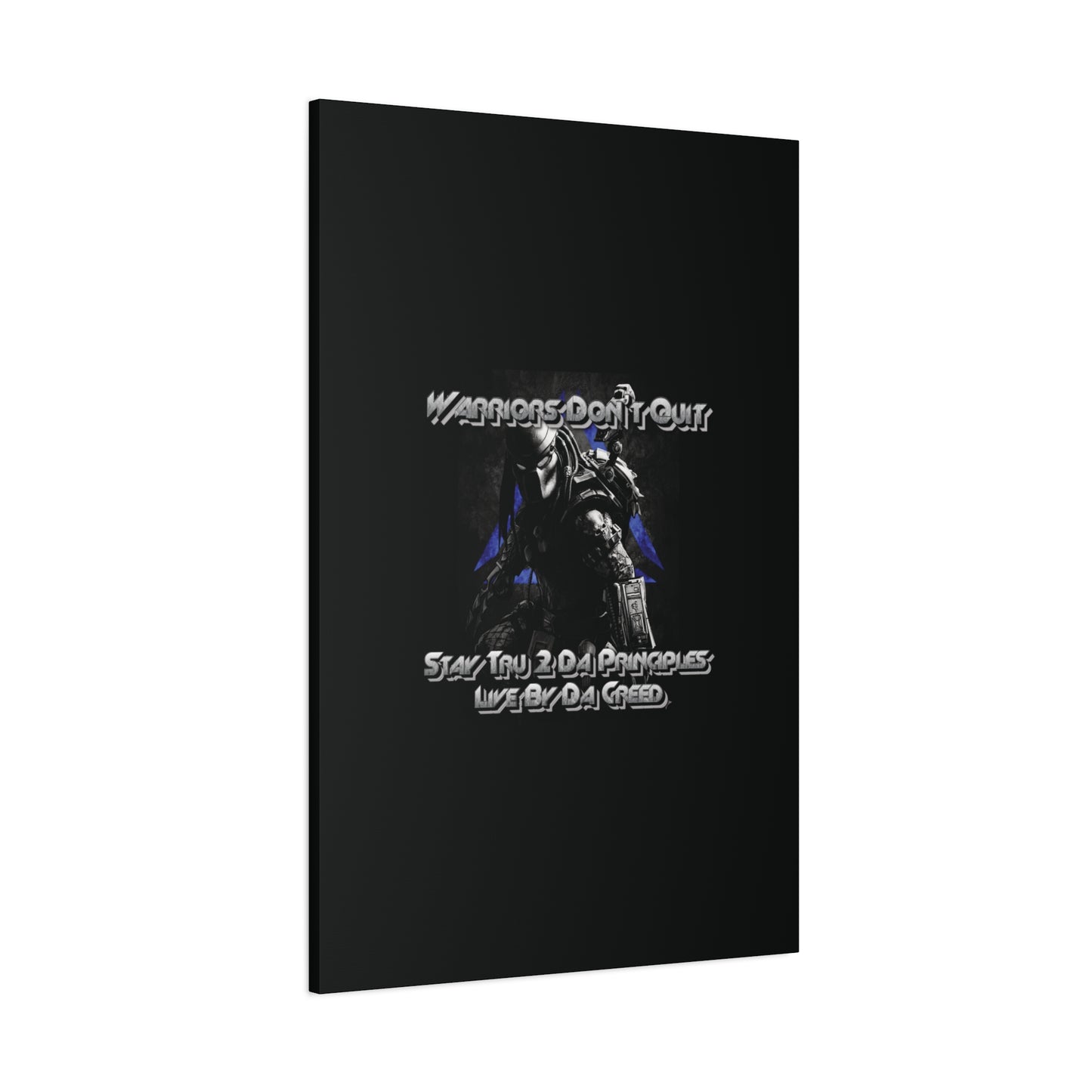 "Warrior's Creed" Canvas Wall Art