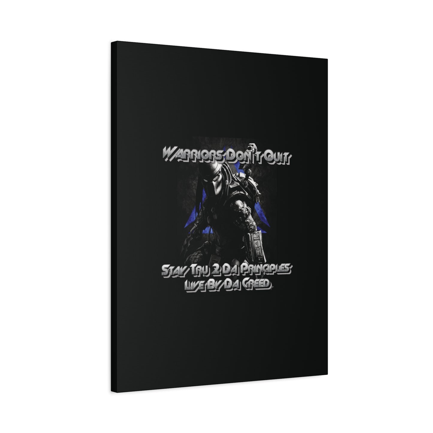 "Warrior's Creed" Canvas Wall Art