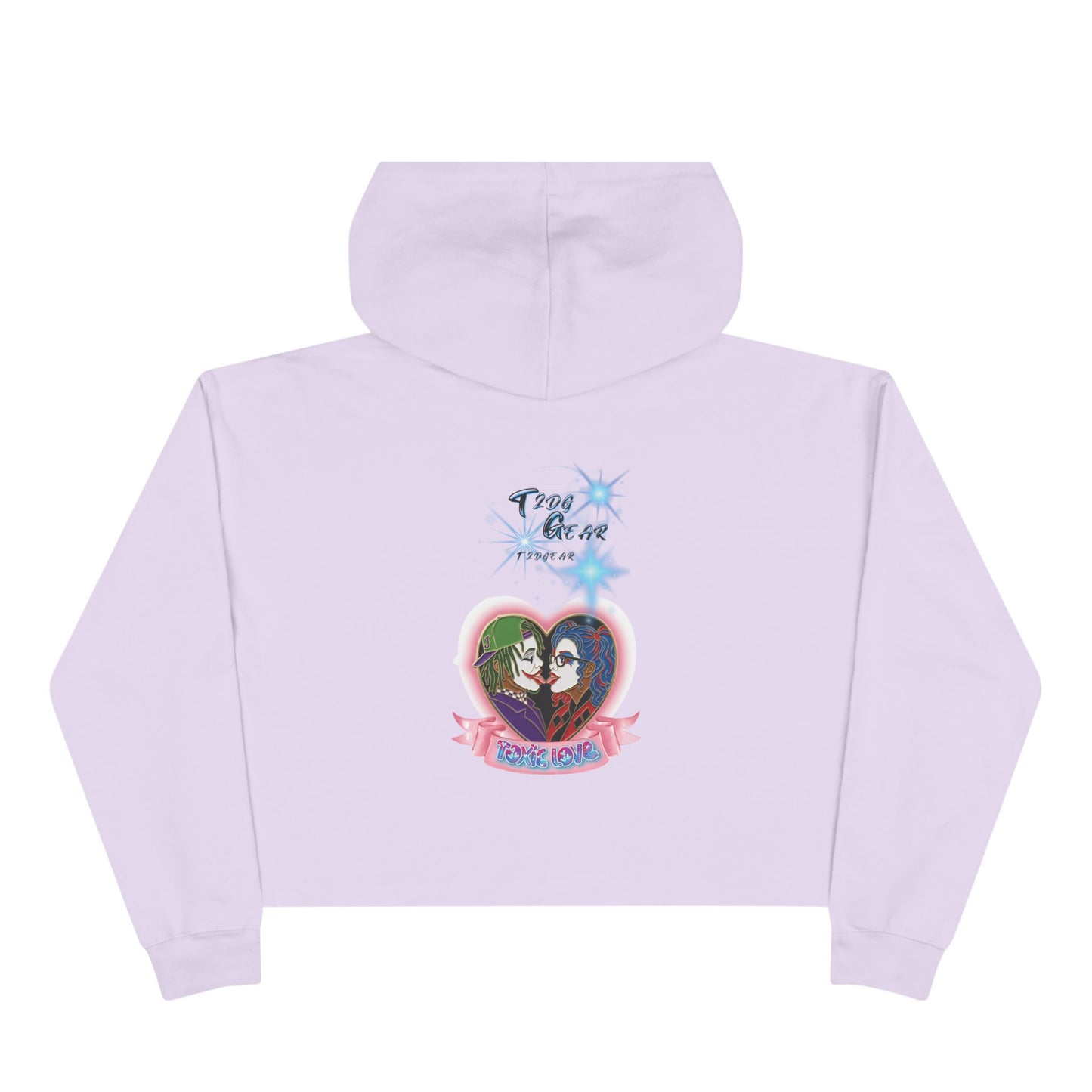 "Twisted/Toxic Love" Crop Hoodie