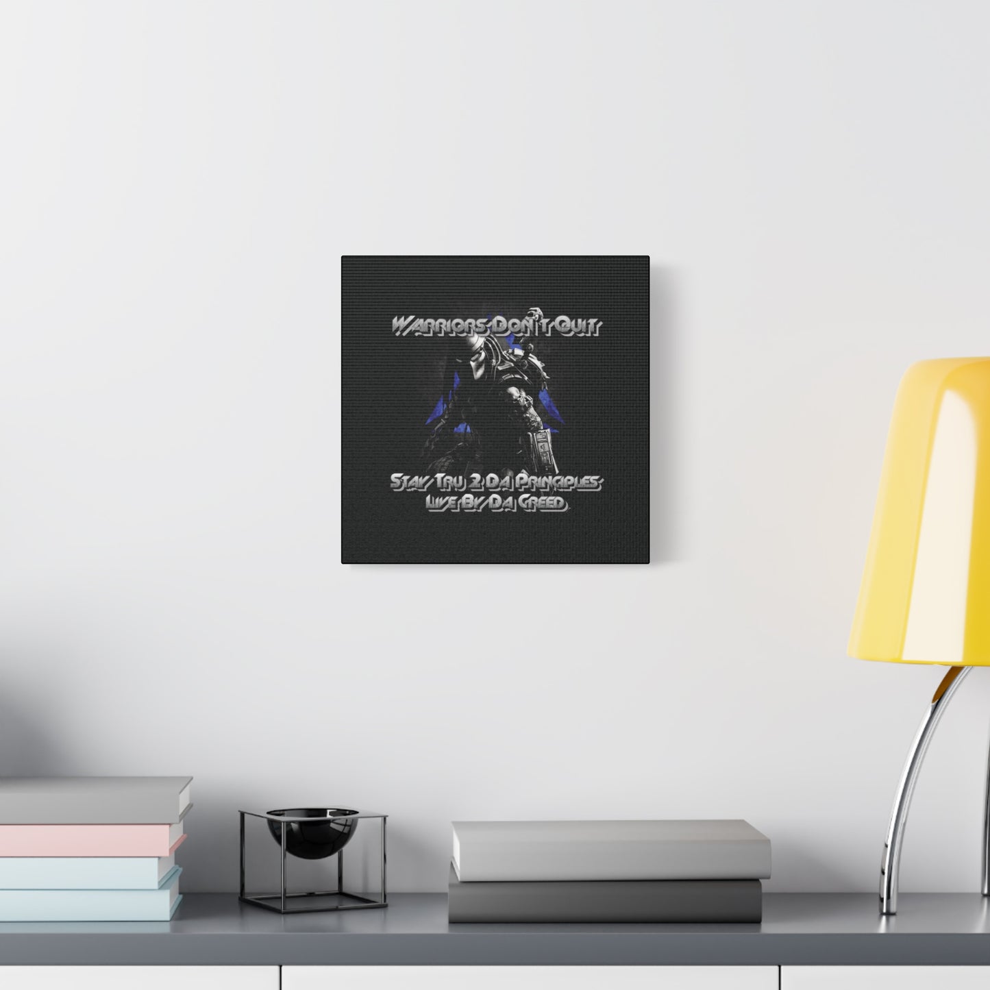 "Warrior's Creed" Canvas Wall Art