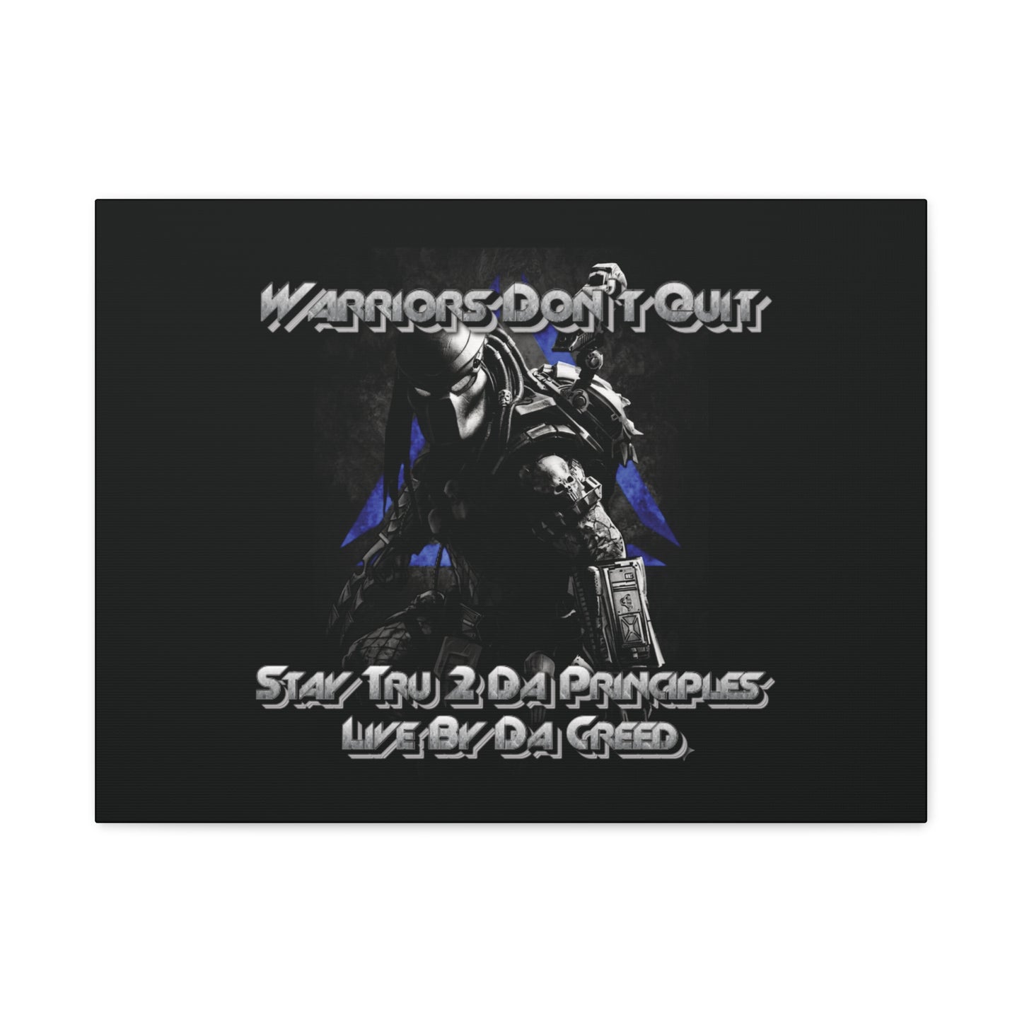 "Warrior's Creed" Canvas Wall Art