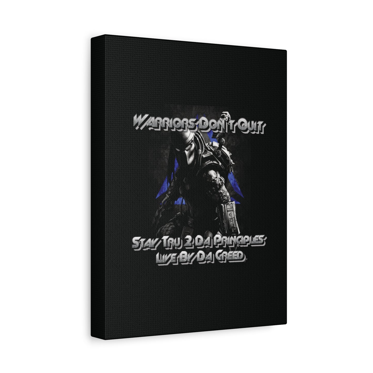 "Warrior's Creed" Canvas Wall Art
