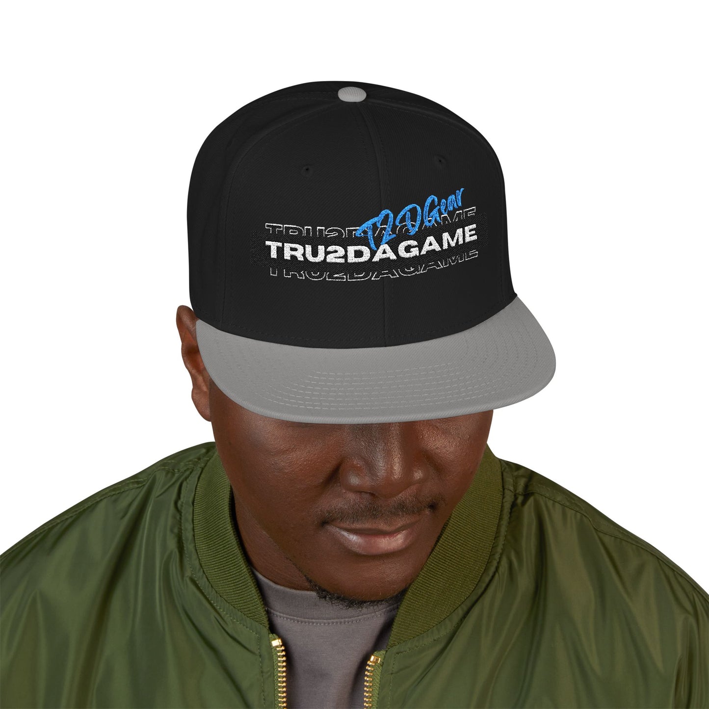 Tru2DaGame(T2DGear) Logo Embroidered Snapback Hat