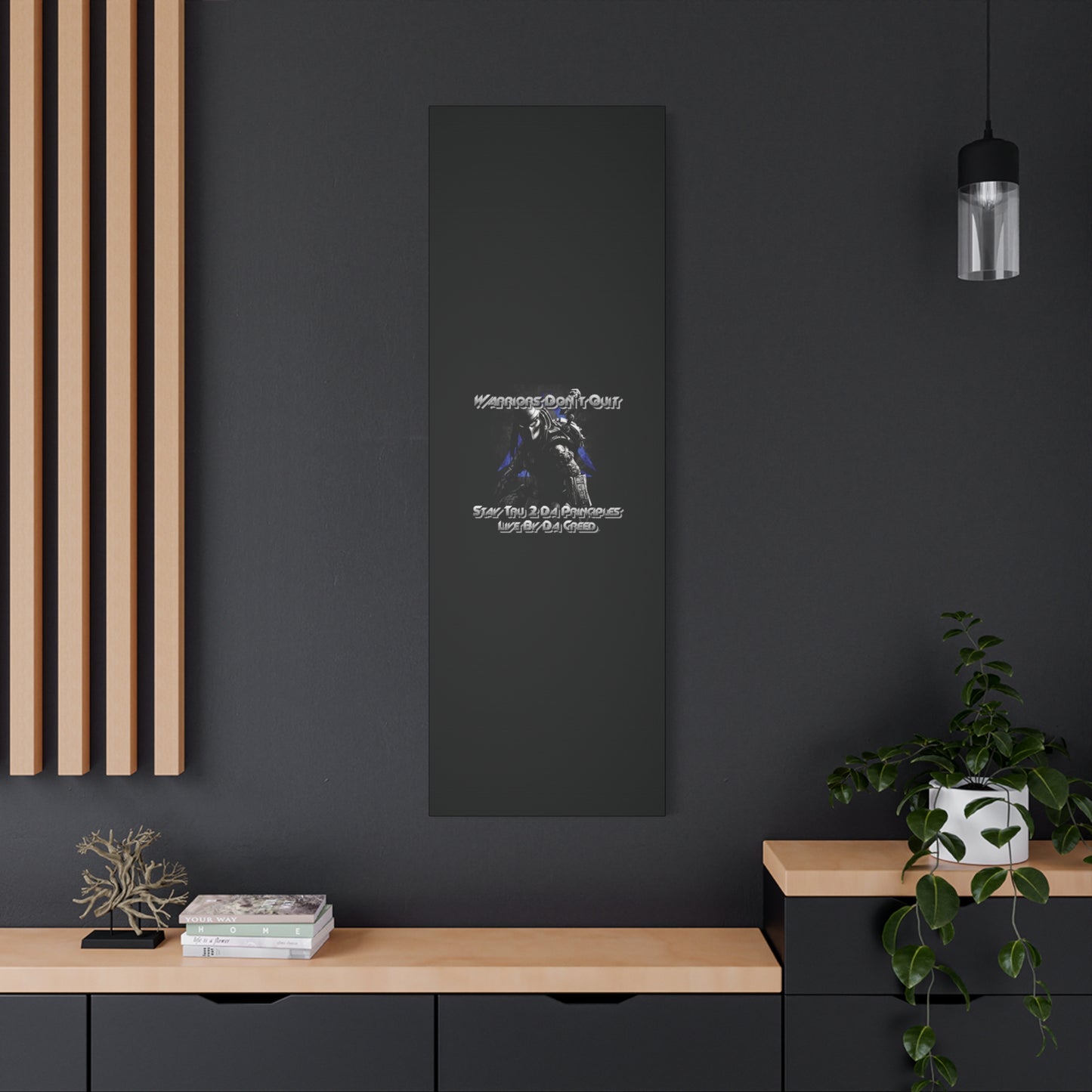 "Warrior's Creed" Canvas Wall Art