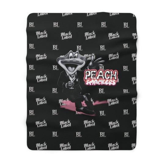 "Peach Smackers" Sherpa Blanket