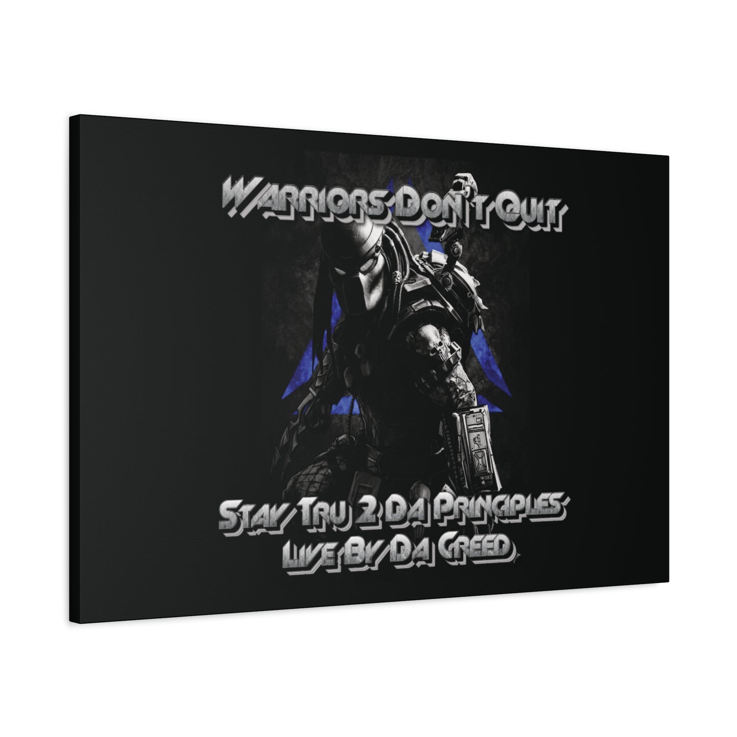 "Warrior's Creed" Canvas Wall Art