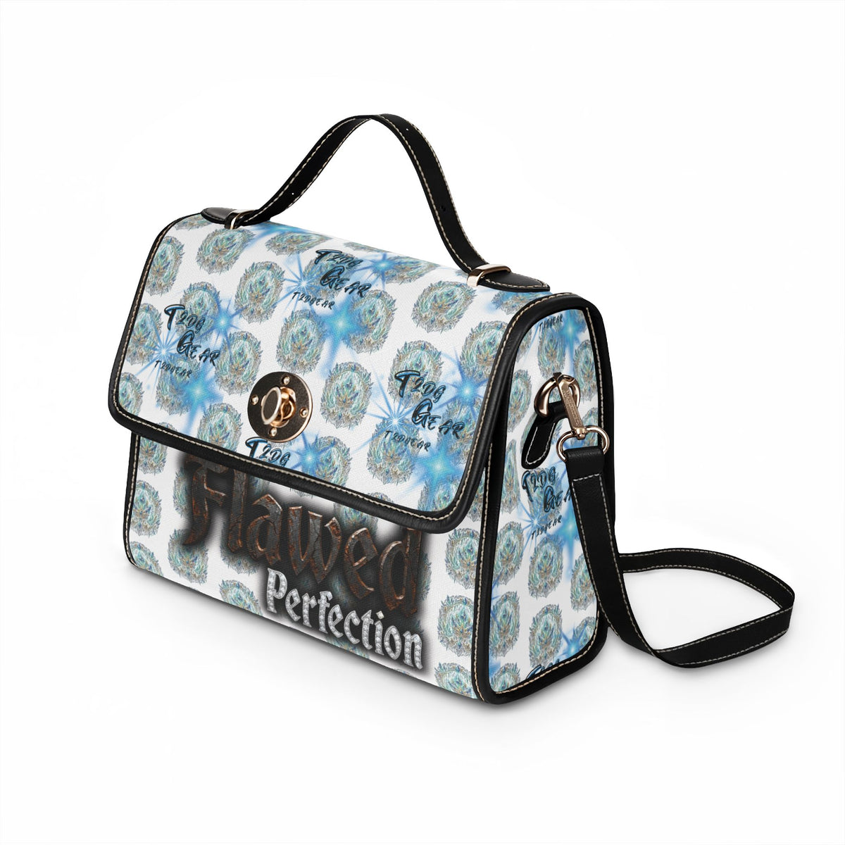 Flawed Perfection Waterproof Canvas Purse