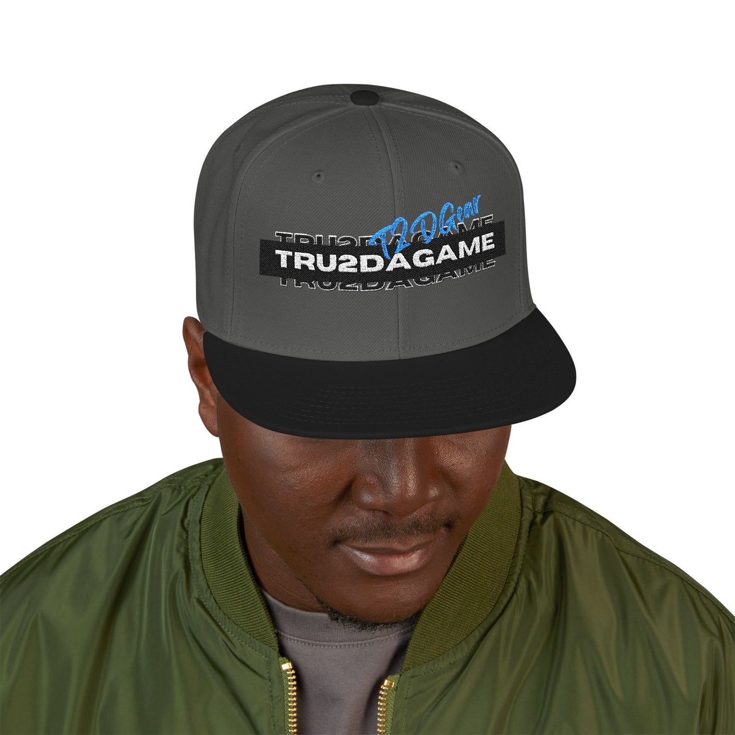 Tru2DaGame(T2DGear) Logo Embroidered Snapback Hat