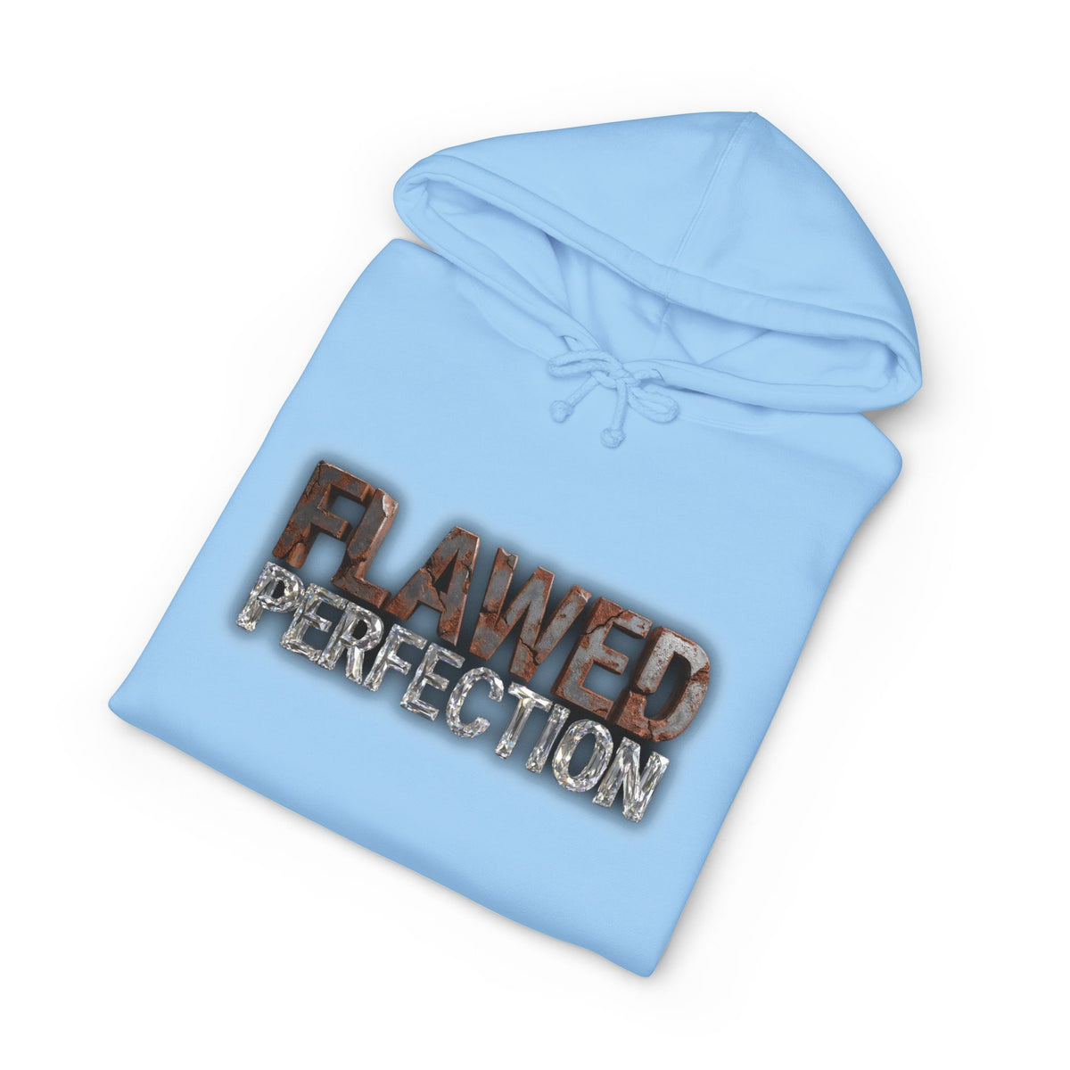 "Flawed Perfection" Men's Graphic Hoodie