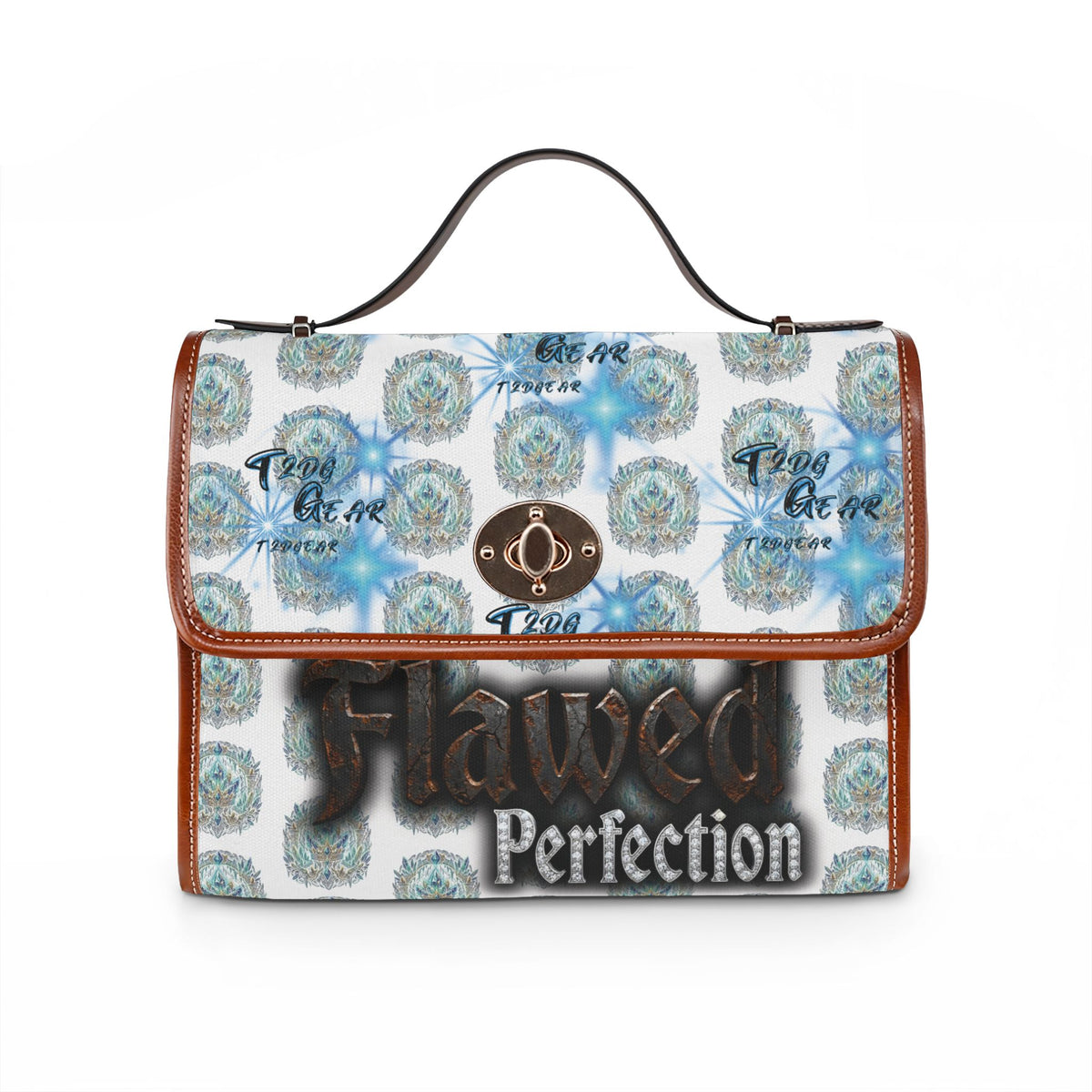 Flawed Perfection Waterproof Canvas Purse