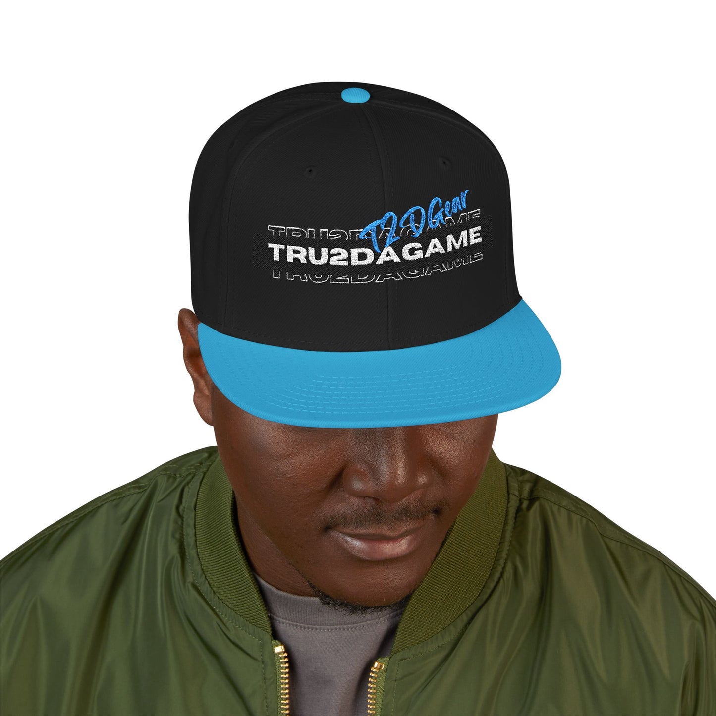 Tru2DaGame(T2DGear) Logo Embroidered Snapback Hat