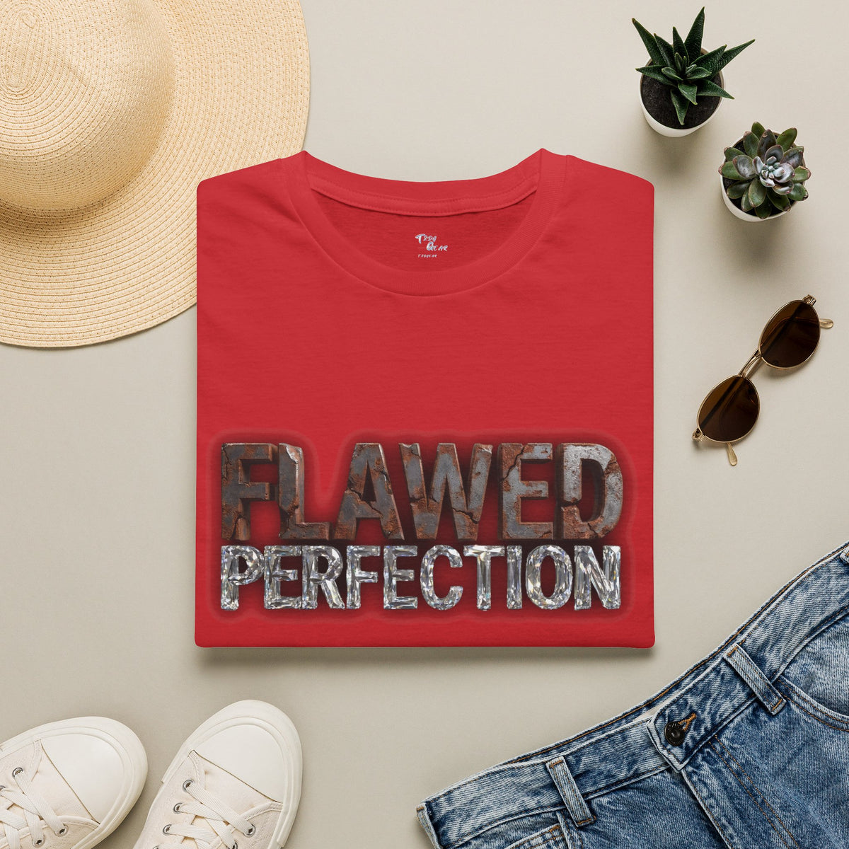 “Flawed Perfection” Men's Graphic Tee