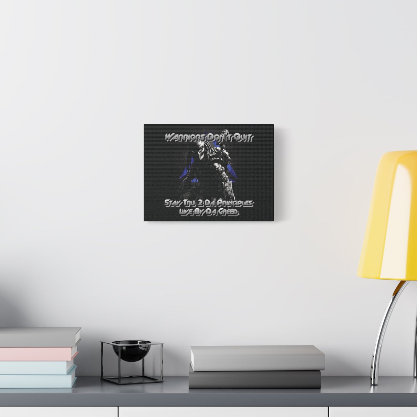 "Warrior's Creed" Canvas Wall Art