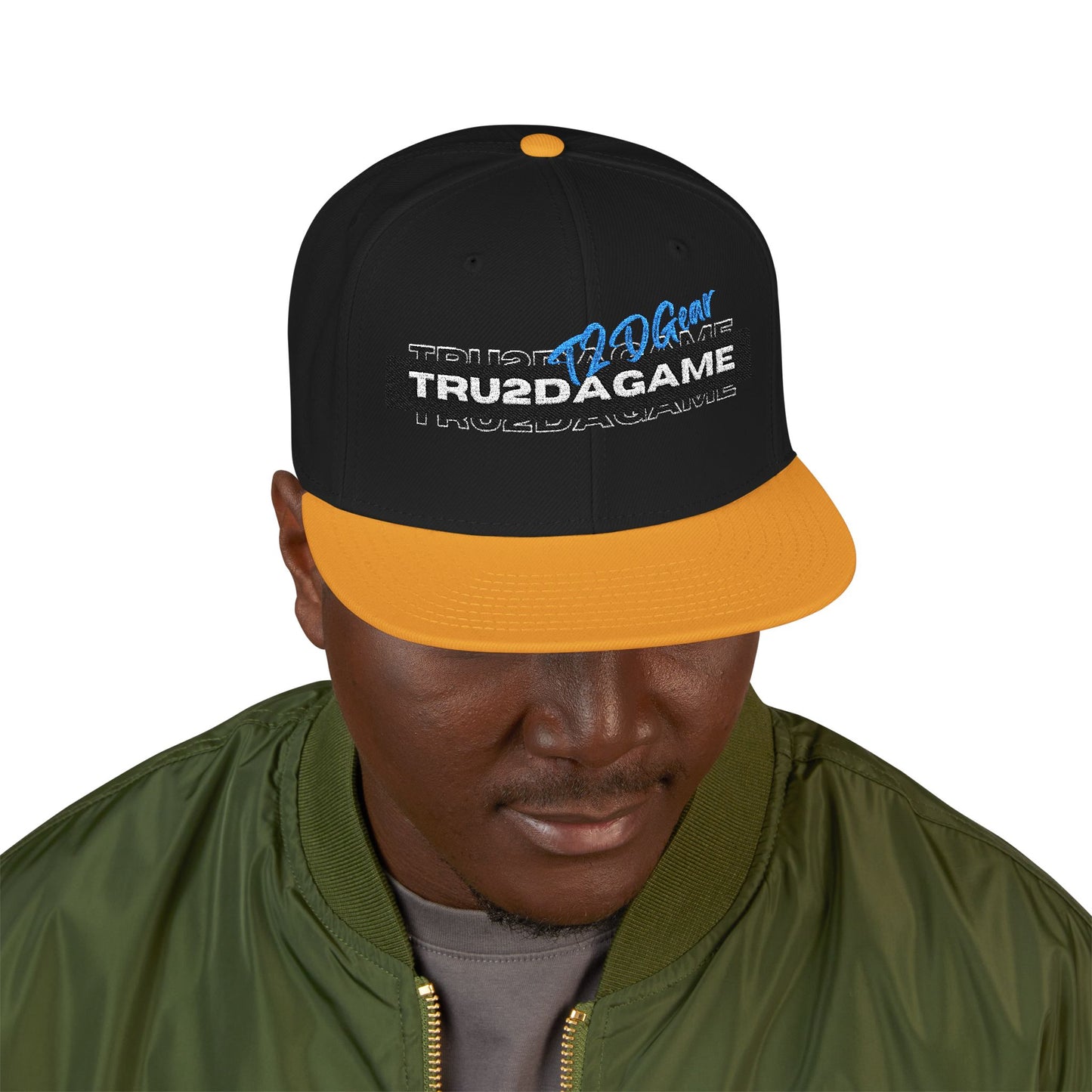 Tru2DaGame(T2DGear) Logo Embroidered Snapback Hat