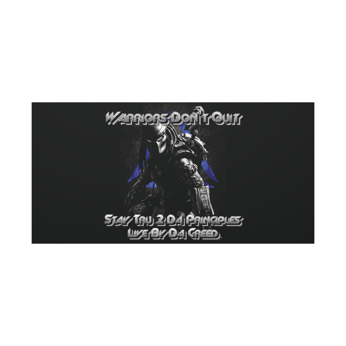 "Warrior's Creed" Canvas Wall Art