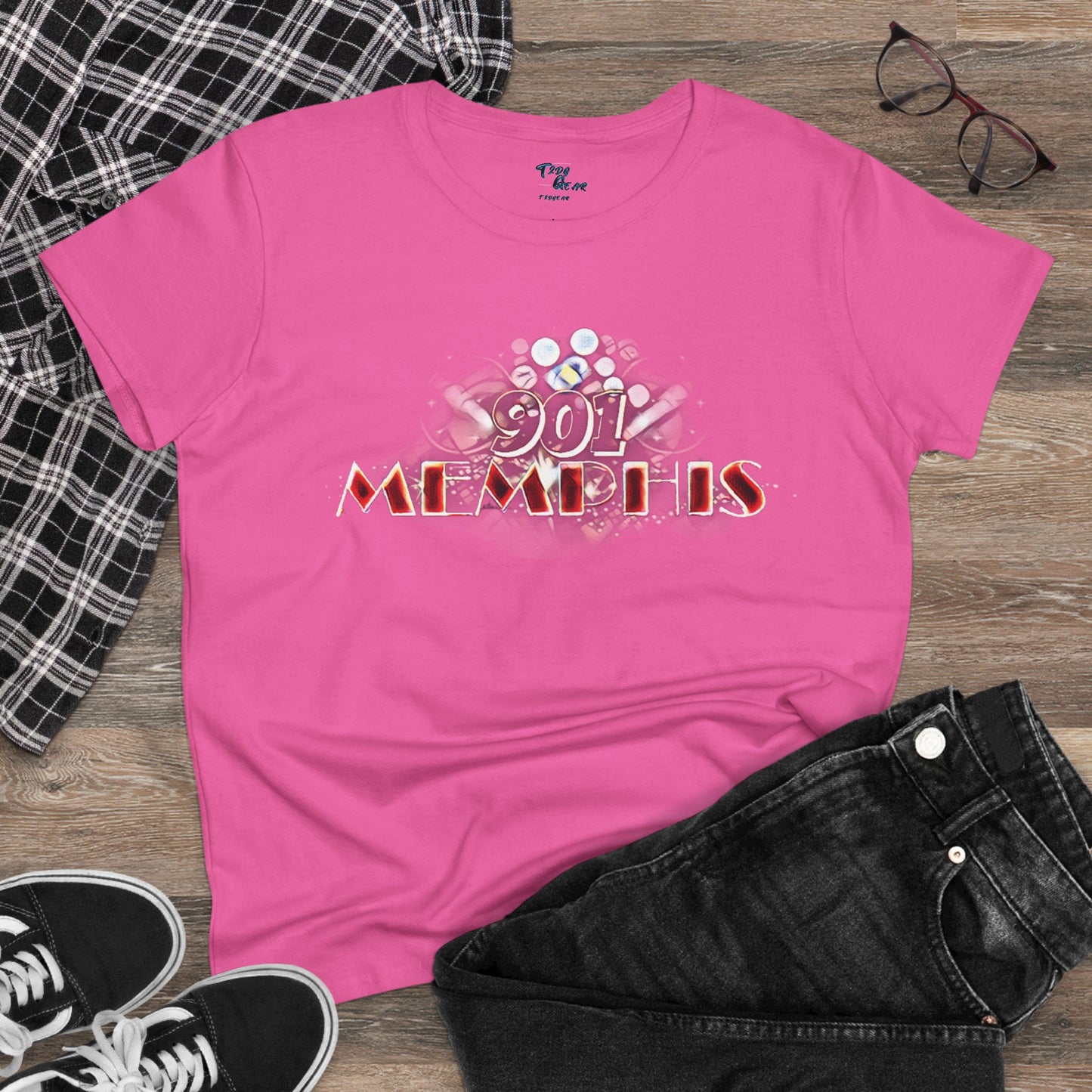 "901 Memphis" Women���s Cotton Tee