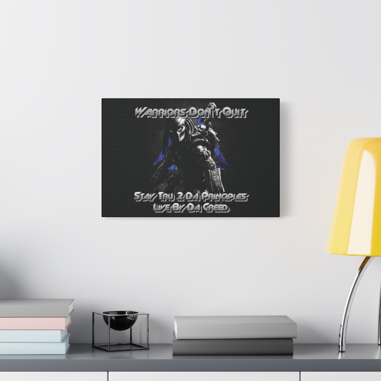 "Warrior's Creed" Canvas Wall Art
