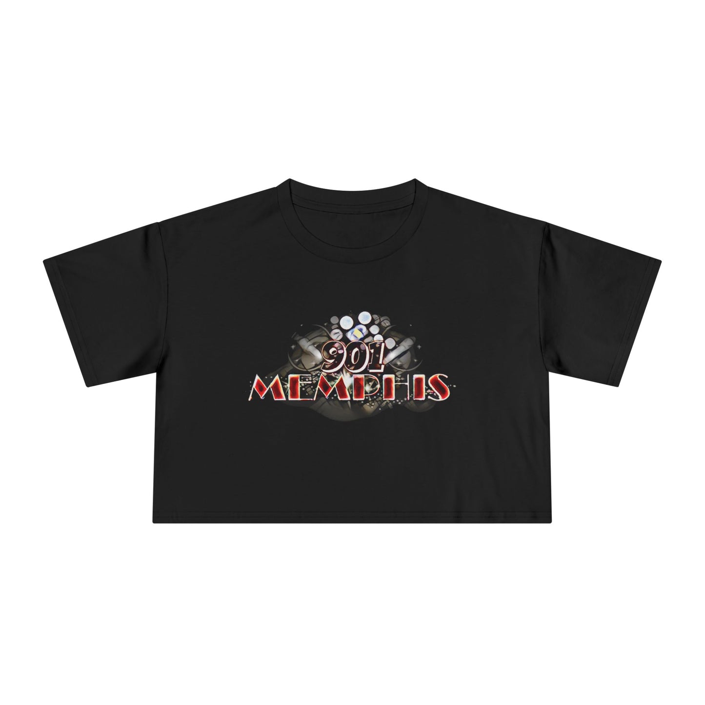 "901 Memphis" Crop Top
