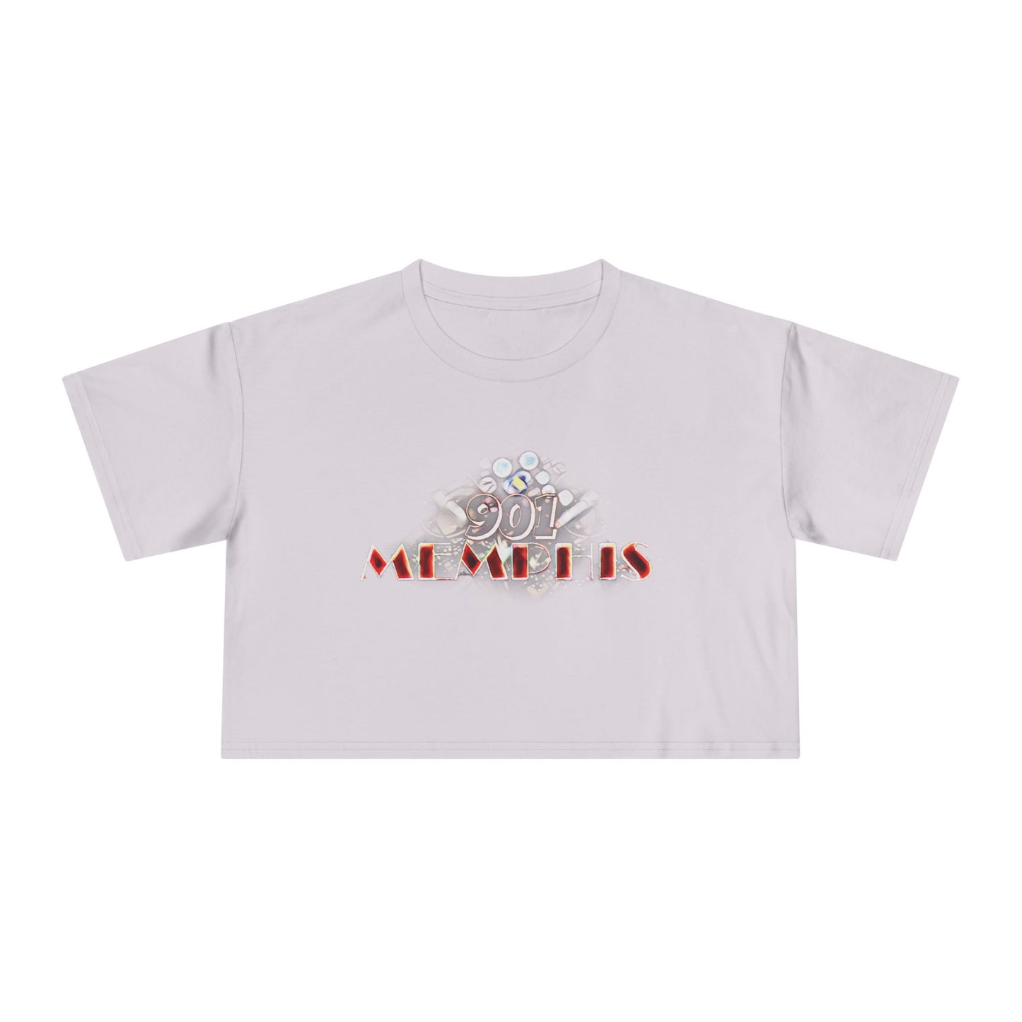 "901 Memphis" Crop Top