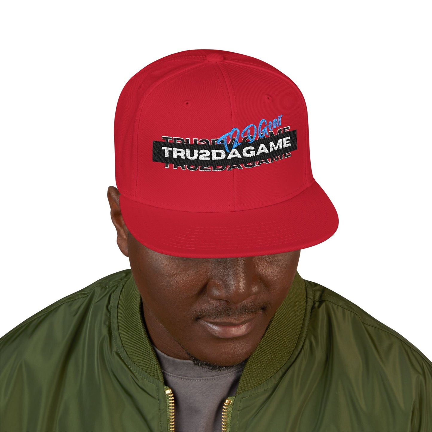 Tru2DaGame(T2DGear) Logo Embroidered Snapback Hat