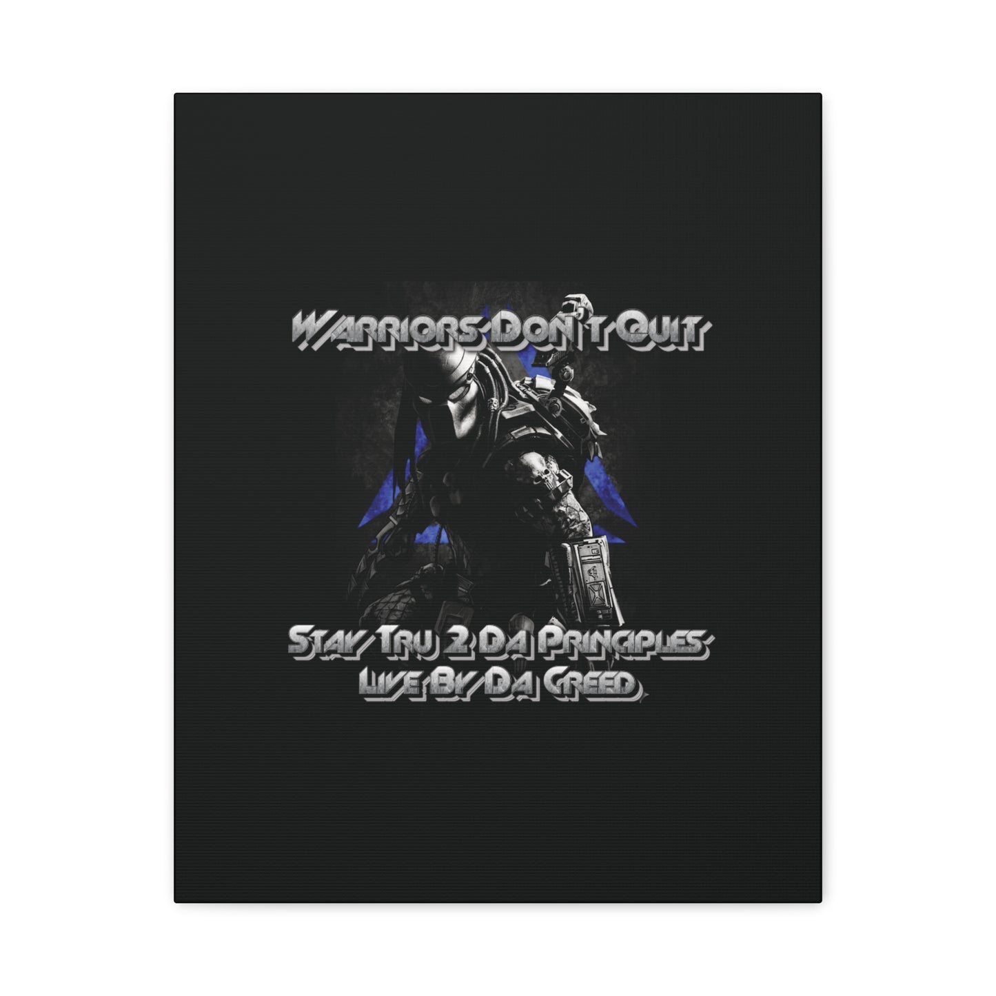 "Warrior's Creed" Canvas Wall Art