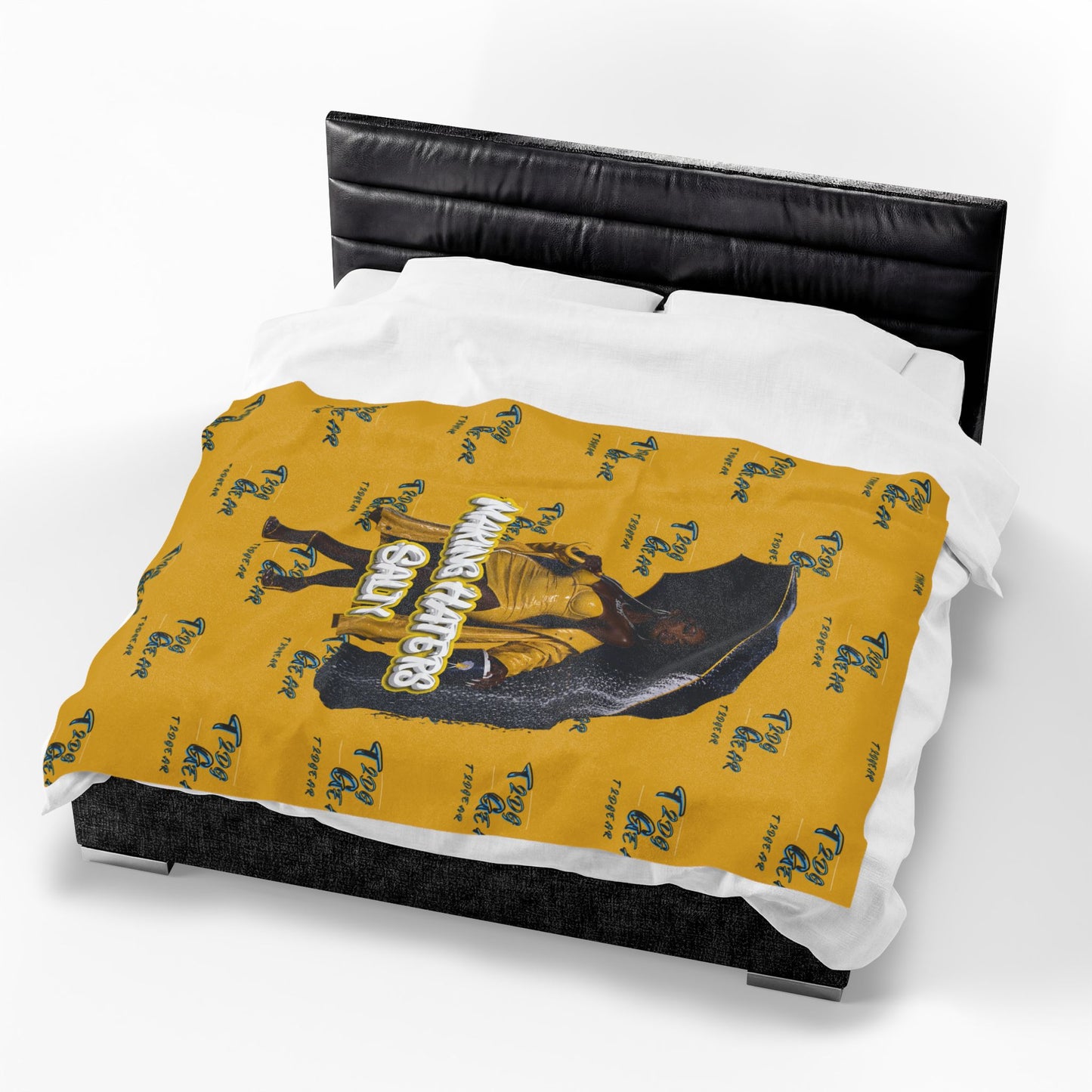 "Haters Salty" Velveteen Plush Blanket