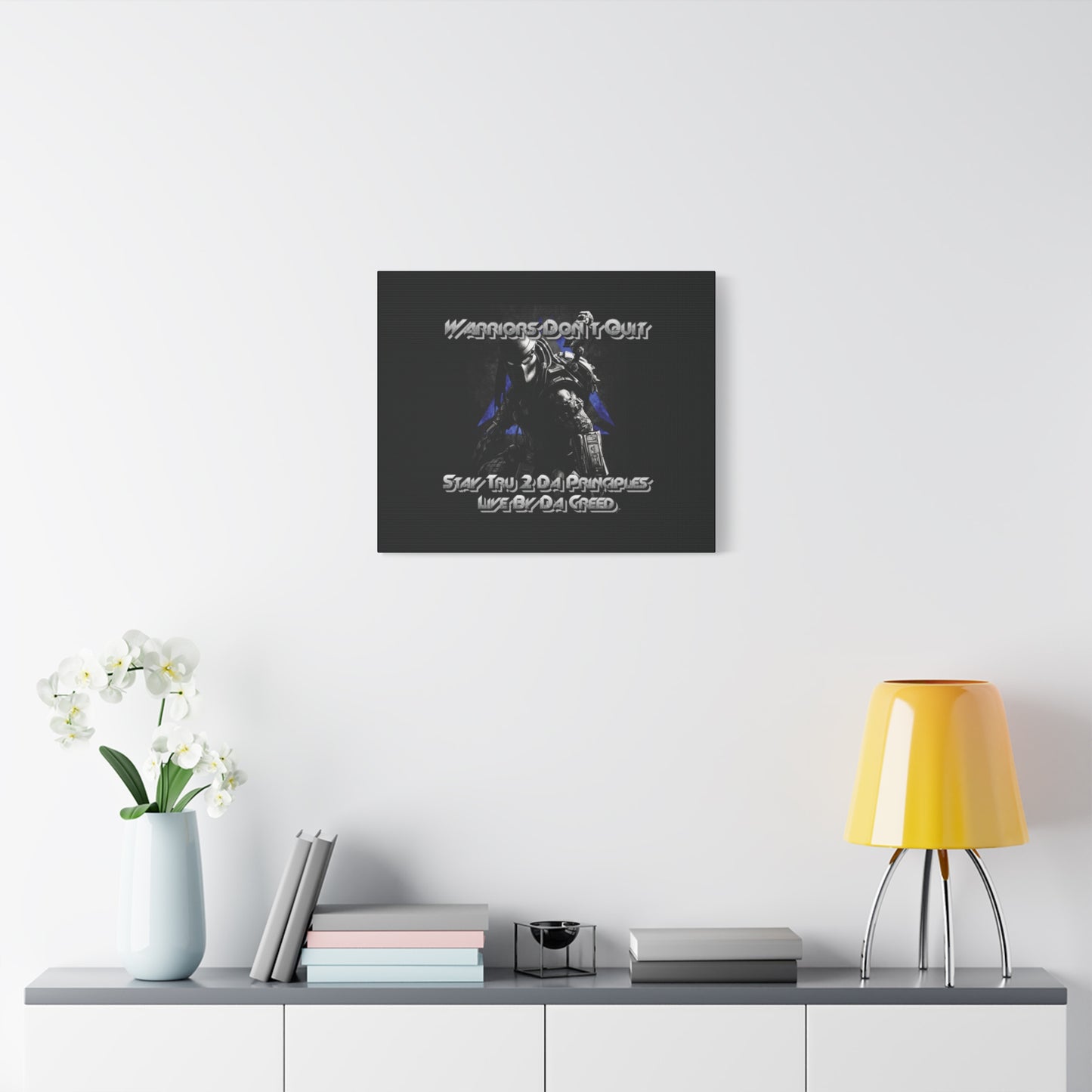 "Warrior's Creed" Canvas Wall Art
