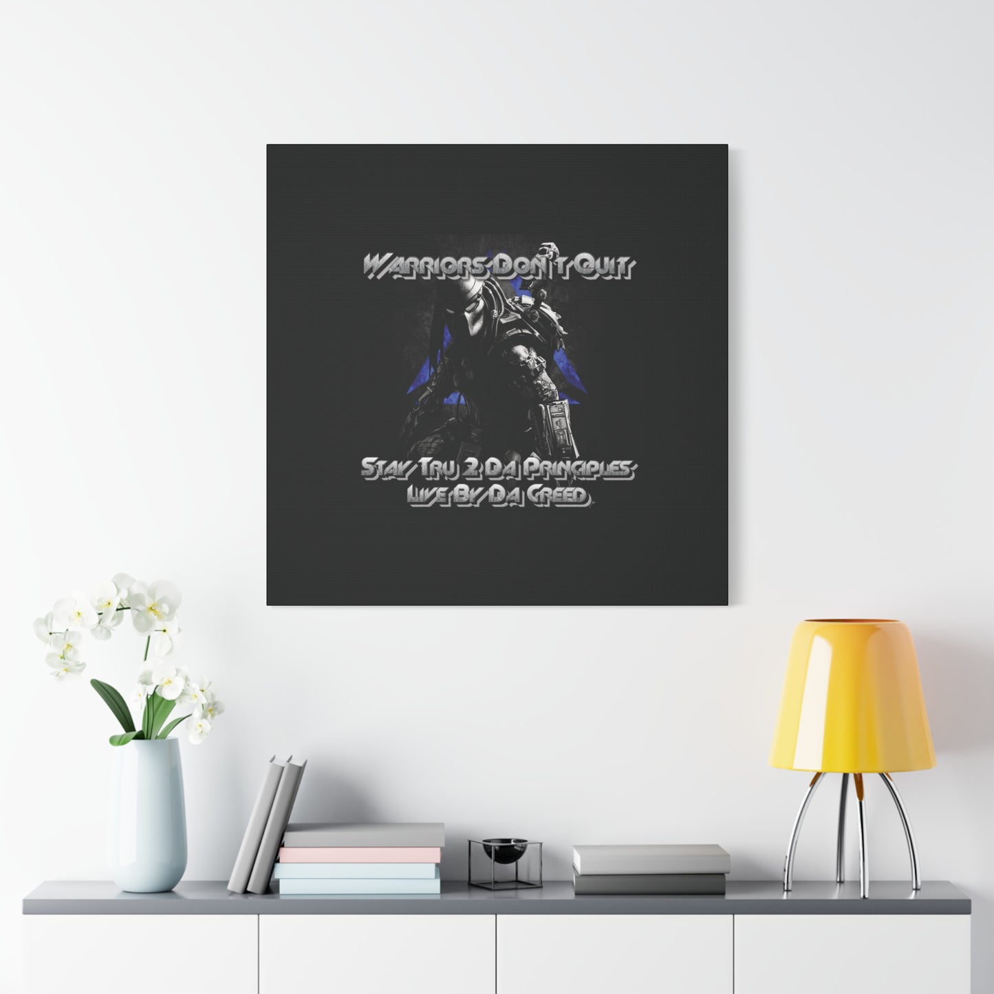 "Warrior's Creed" Canvas Wall Art