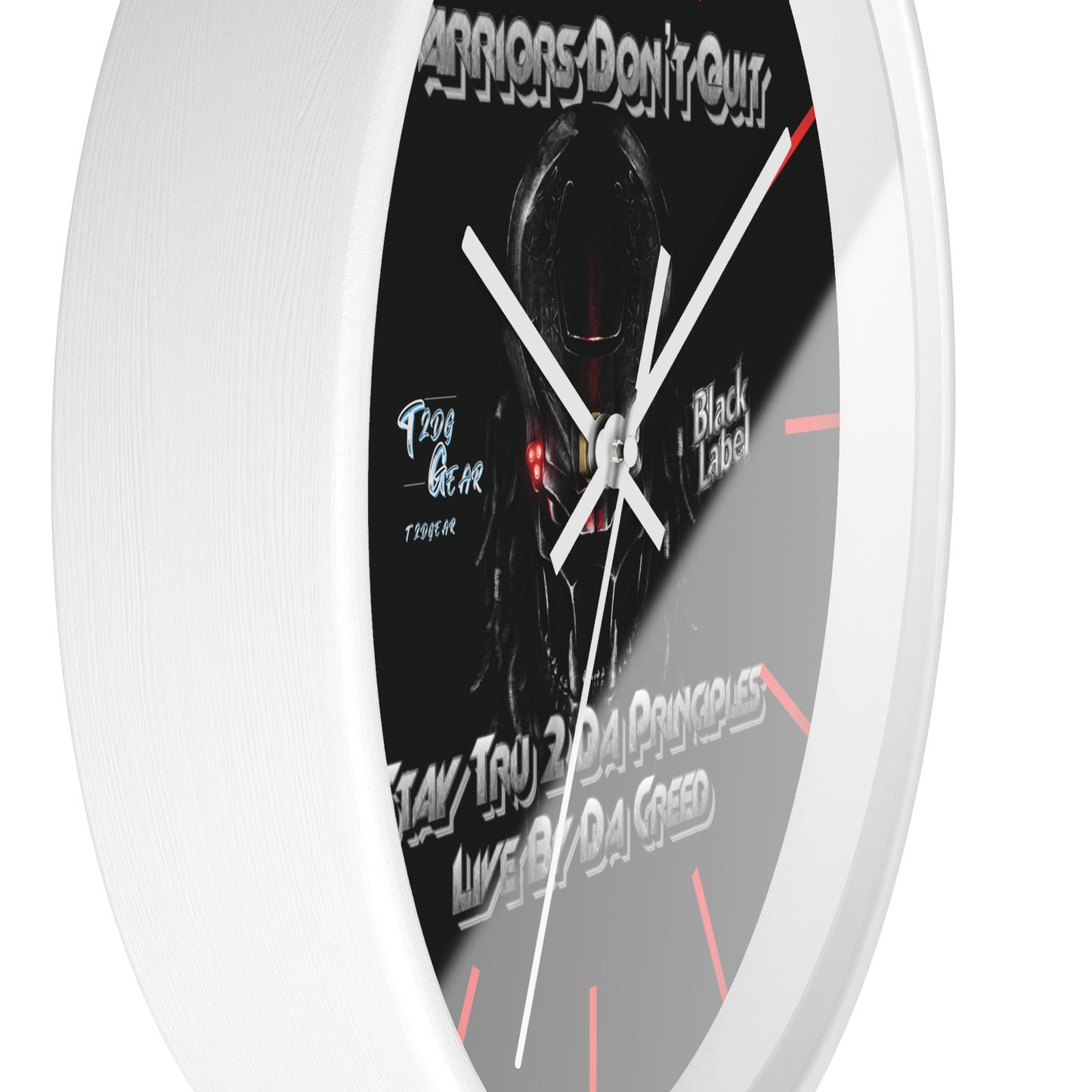 "Warrior's Creed" Wall Clock