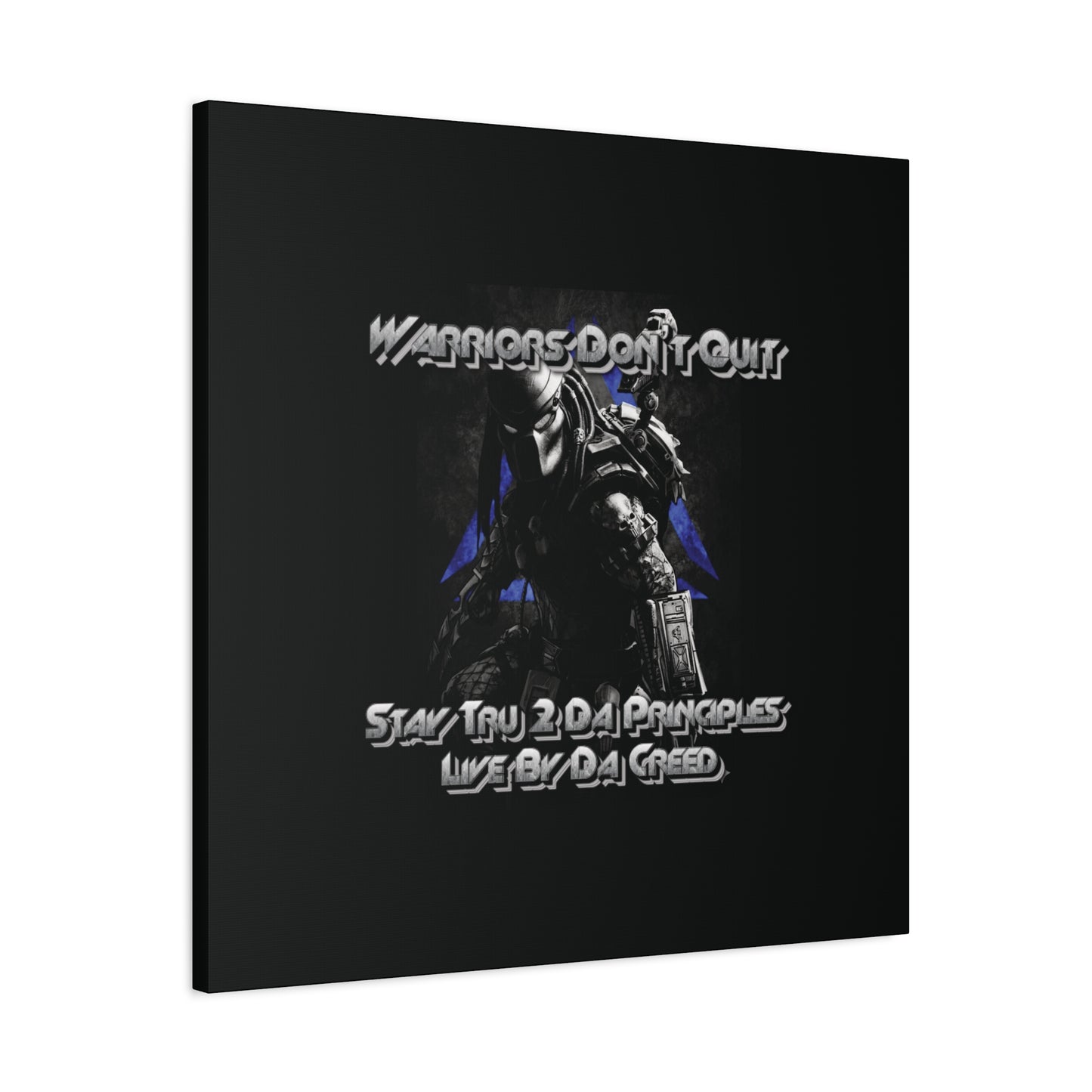 "Warrior's Creed" Canvas Wall Art