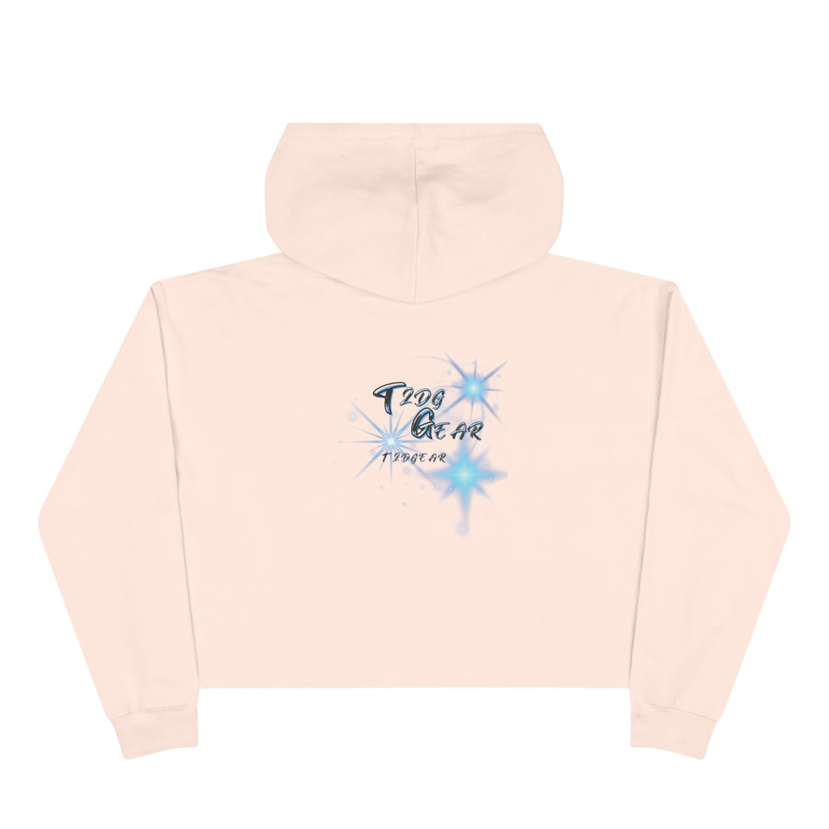 Flawed Perfection Graphic Crop Hoodie