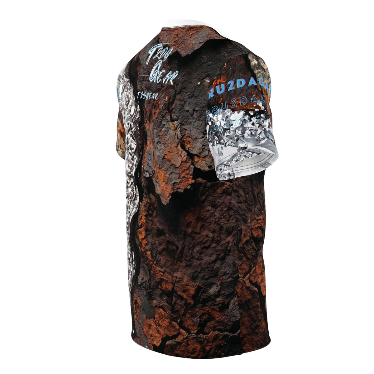 "Flawed Perfection" Men's (AOP)Graphic T-Shirt